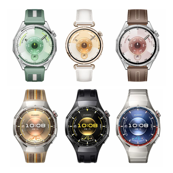 Imagem mostrando as diferentes versões do HUAWEI WATCH GT 6