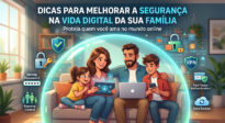 Como manter a vida digital da sua família segura e simples